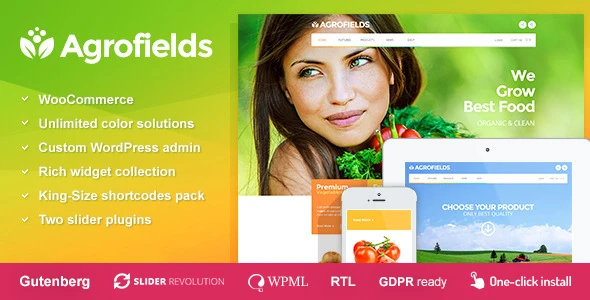 Agrofields – Food Shop & Grocery Market WP Theme